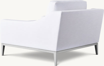 Italia Slope Arm Chair - Metal Base