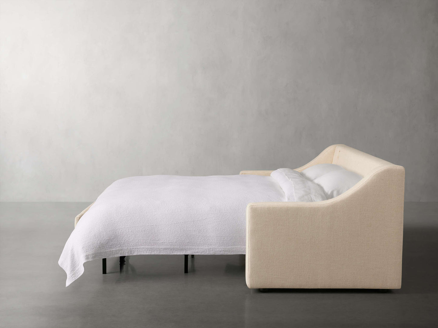 Ashby Luxury King Sleeper Sofa in Wiley Parchment