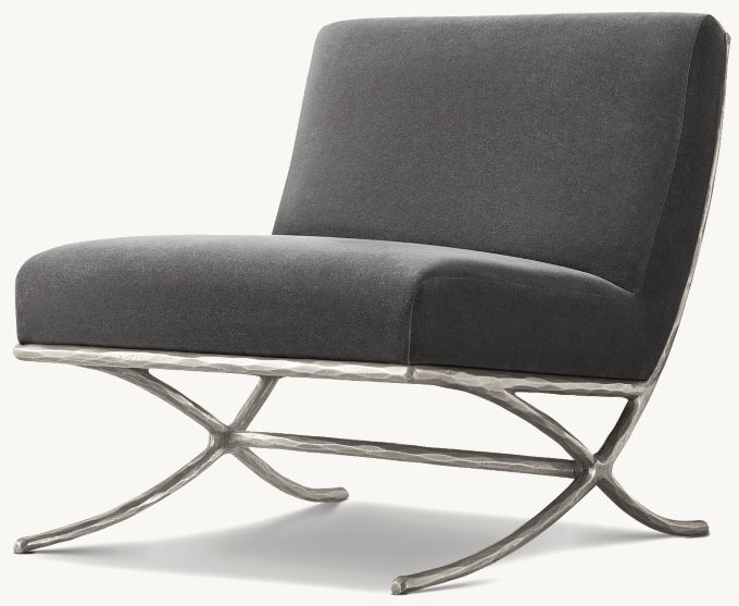 Thaddeus X-Base Slipper Chair