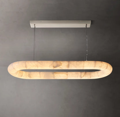 Rivage Lisse Oval Chandelier 57"