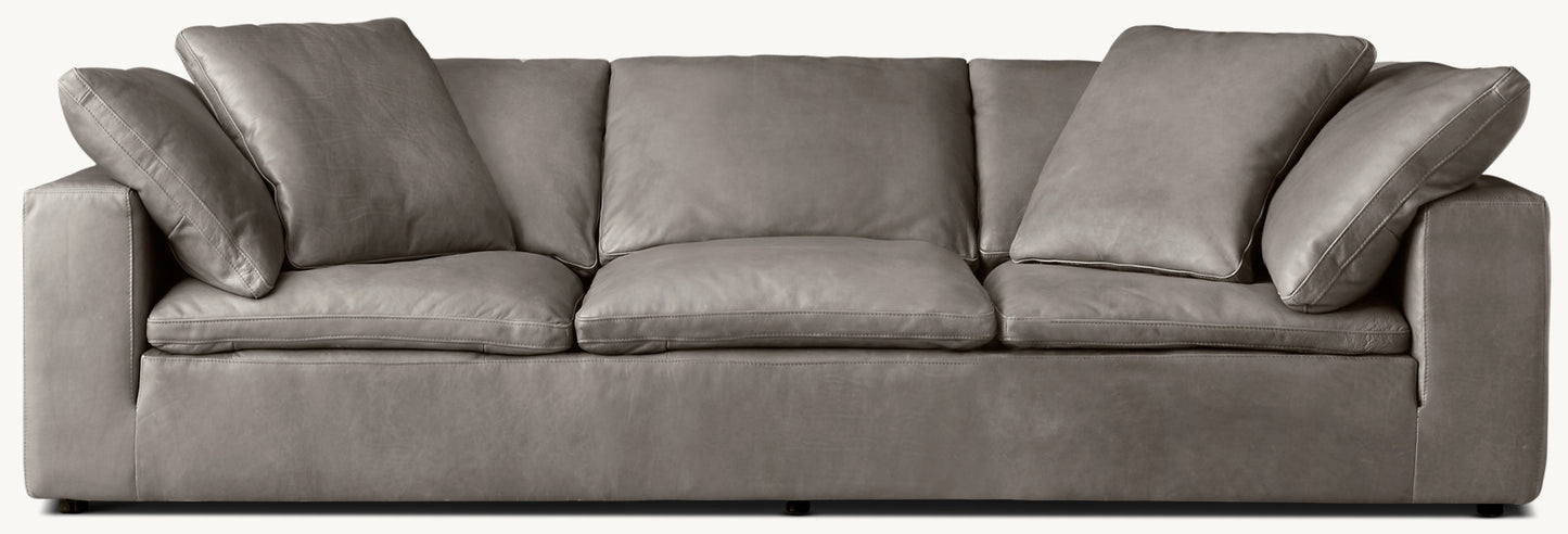 Cloud Leather 3-Cushion Sofa