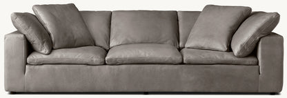 Cloud Leather 3-Cushion Sofa