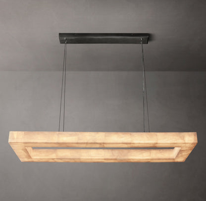 Rivage Lueur Rectangular Chandelier 54"