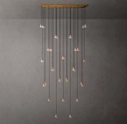 Pearl Rectangular Chandelier 72"