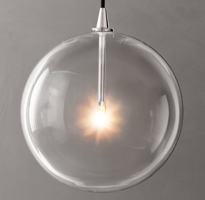 Glass Globe Mobile Pendant