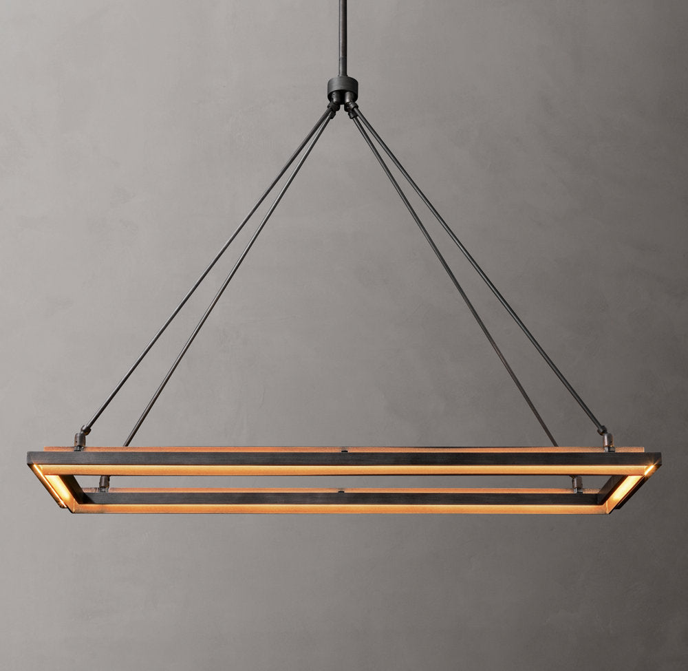 Peralta Rectangular Chandelier 48"