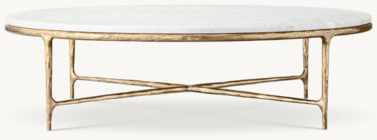 Thaddeus Marble Round Coffee Table