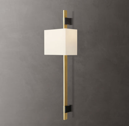 Vela Rectangular Bar Sconce - Rectangular Shade