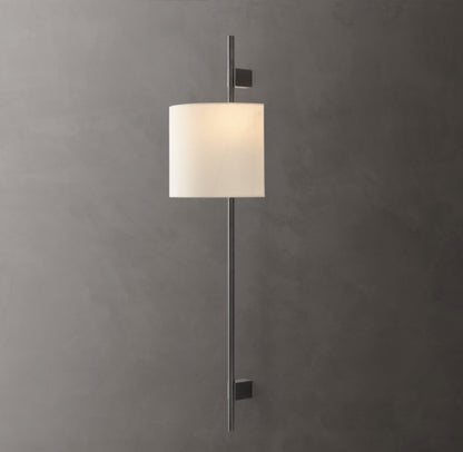 Vela Round Bar Sconce - Round Shade