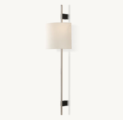 Vela Round Bar Sconce - Round Shade