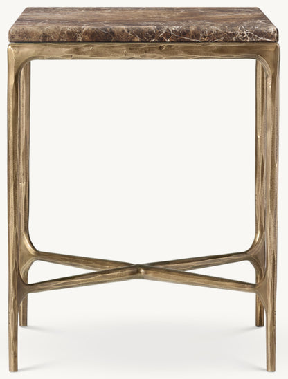Thaddeus Marble Square Bedside Table