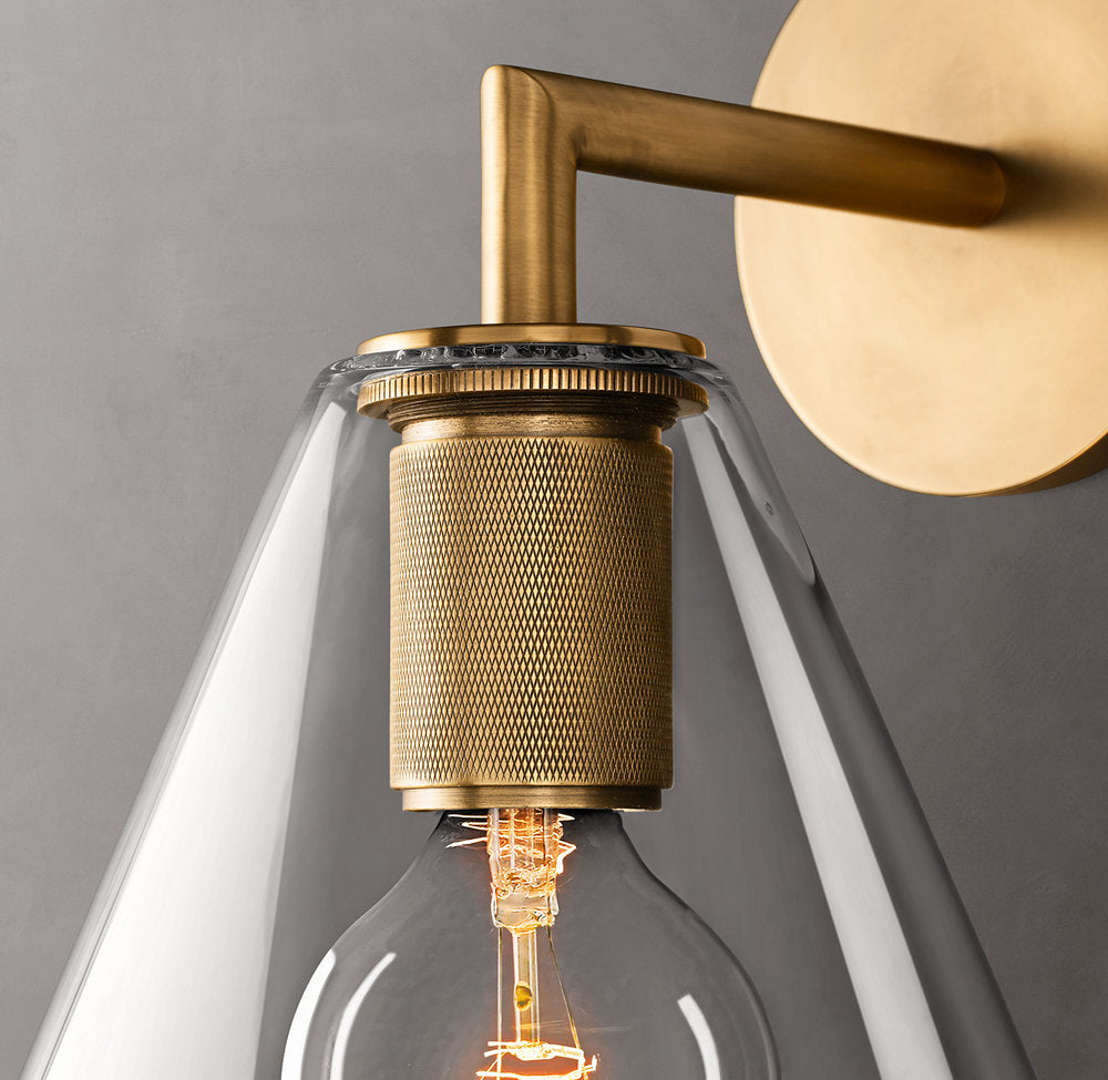 Utilitaire Funnel Shade Sconce