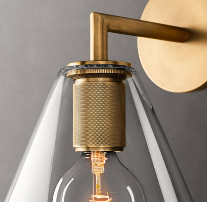 Utilitaire Funnel Shade Sconce