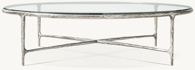 Thaddeus Glass Round Coffee Table