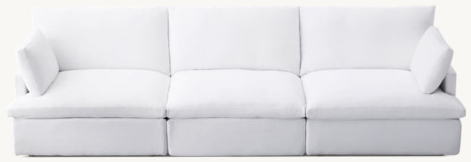 Cloud Modular Track Arm 3-Piece Sofa