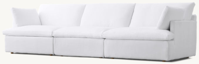 Cloud Modular Track Arm 3-Piece Sofa