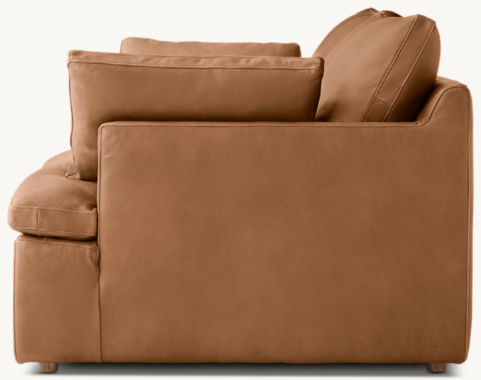 Cloud Leather Track Arm Sofa