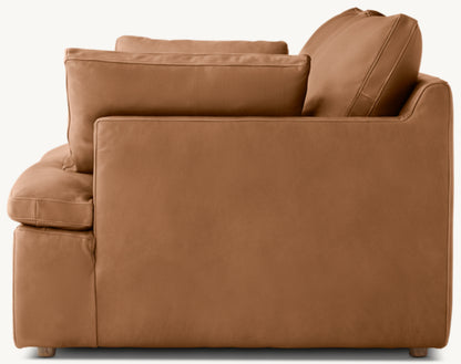 Cloud Leather Track Arm Sofa