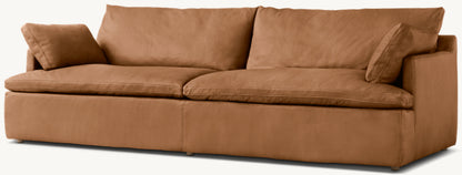 Cloud Leather Track Arm Sofa