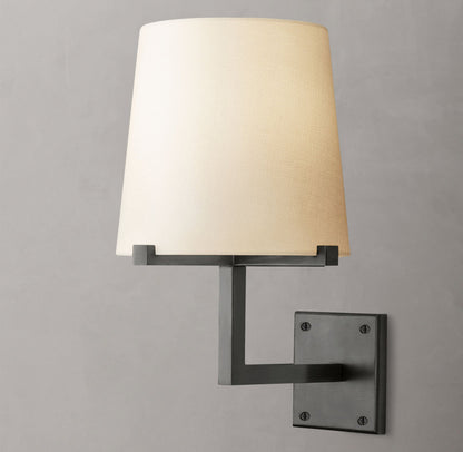 Pauillac Fabric Shade Grand Sconce