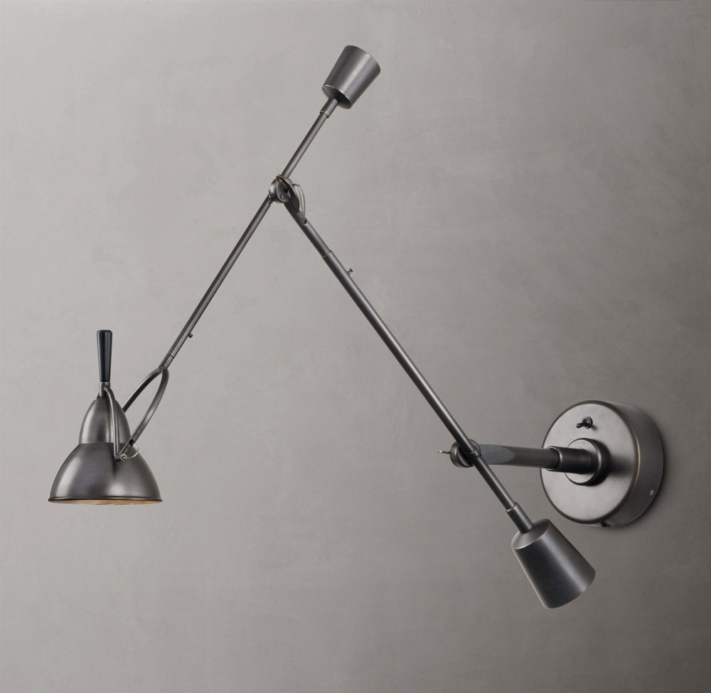 Counterpoise Swing-Arm Sconce