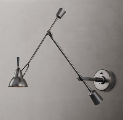 Counterpoise Swing-Arm Sconce