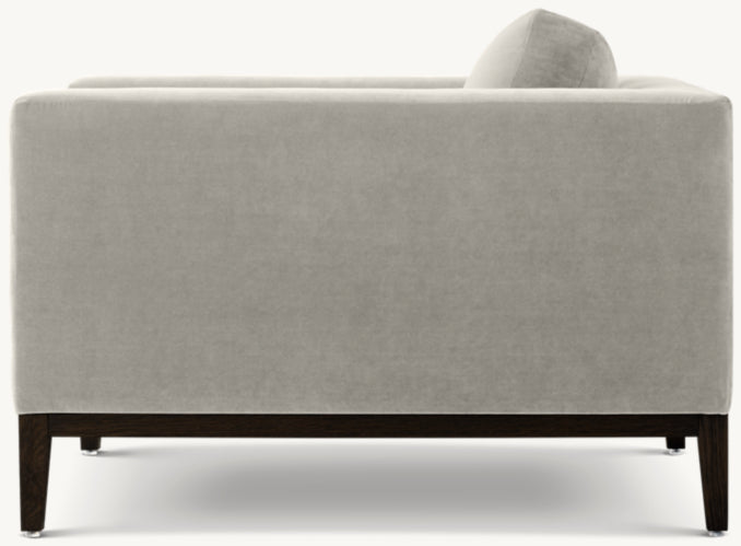 Italia Taper Arm Chair - Oak Base