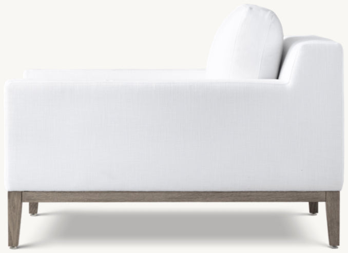 Italia Track Arm Chair - Oak Base