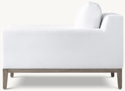 Italia Track Arm Chair - Oak Base