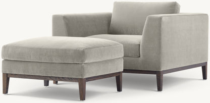 Italia Taper Arm Chair - Oak Base