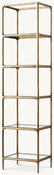Thaddeus Narrow Glass Shelving