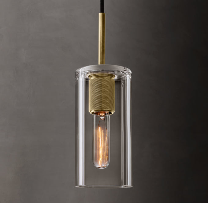 Utilitaire Cylinder Shade Pendant