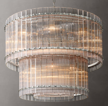 San Marco Two-Tier Round Chandelier 37"