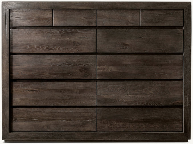 Reclaimed Oak 12-Drawer Dresser