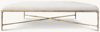 Thaddeus Fabric Square Coffee Ottoman