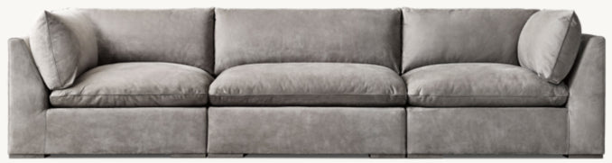 Costera Modular Leather 3-Piece Sofa