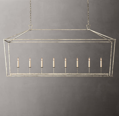 19th C. English Openwork Rectangular Chandelier 72"