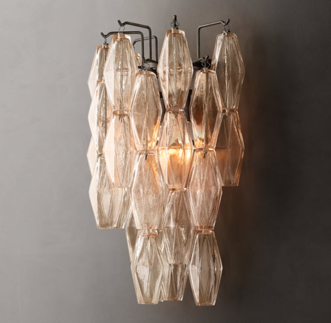 Chiara Clear Glass Sconce