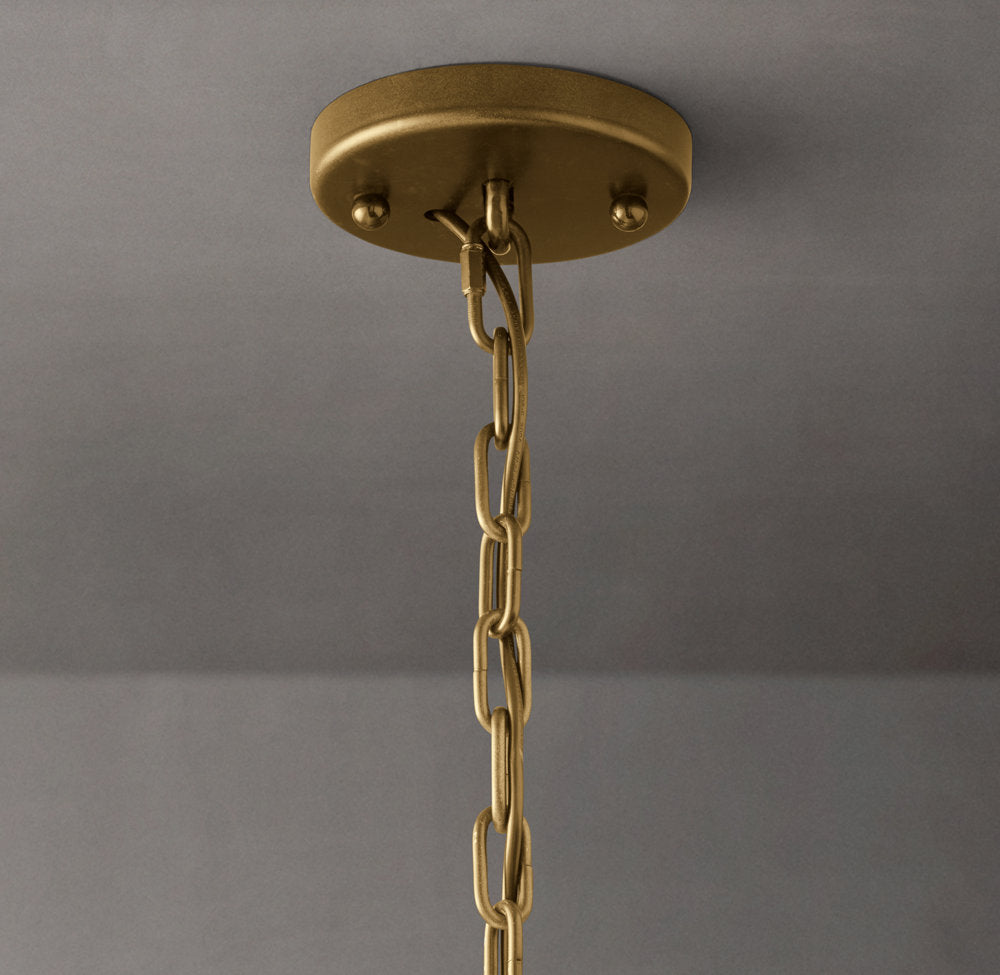 Harlow Crystal Round Chandelier 19"