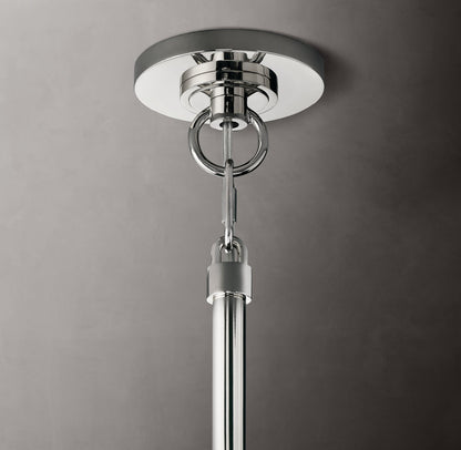 Boule De Cristal Clear Glass Round Chandelier 24"