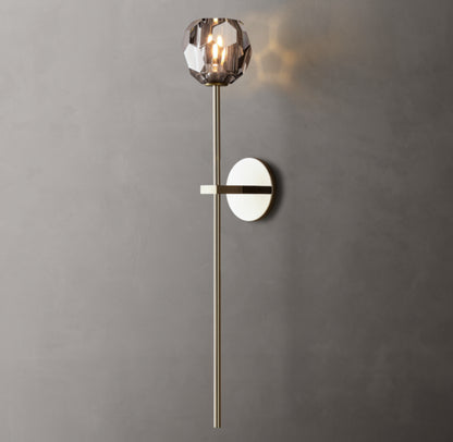 Boule de Cristal Smoke Glass Grand Sconce