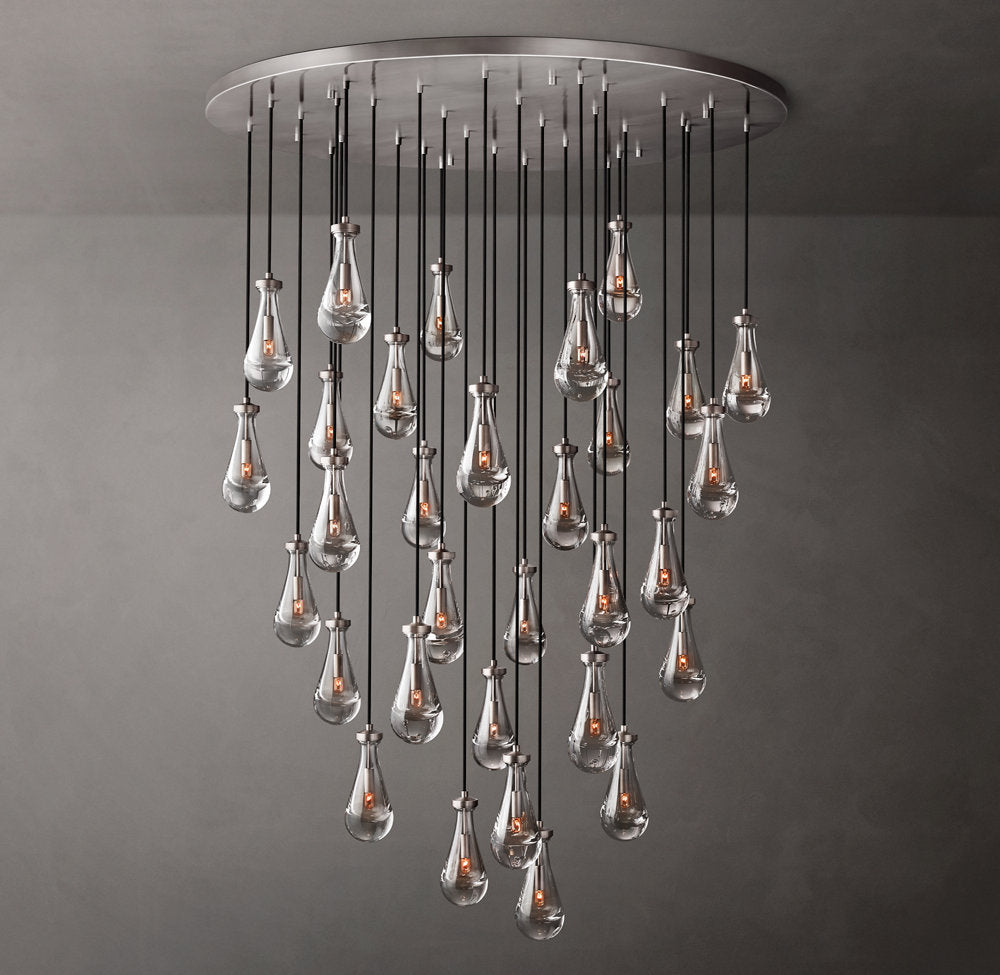 Rain Round Chandelier 60"