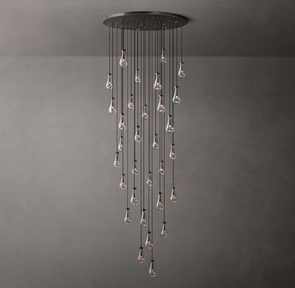 Rain Round Chandelier 60"
