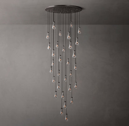 Rain Round Chandelier 60"