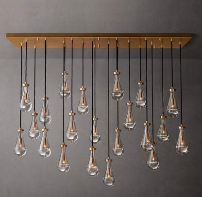 Rain Rectangular Chandelier 72"