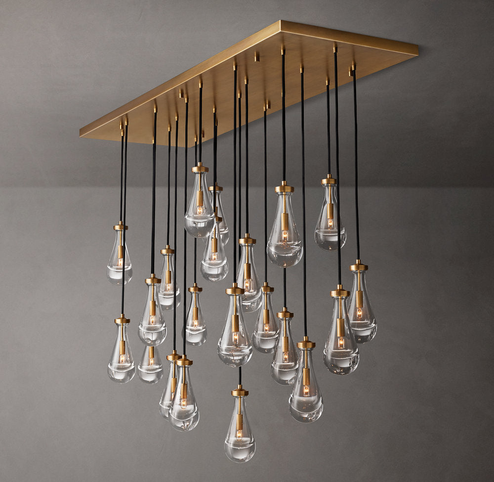 Rain Rectangular Chandelier 72"