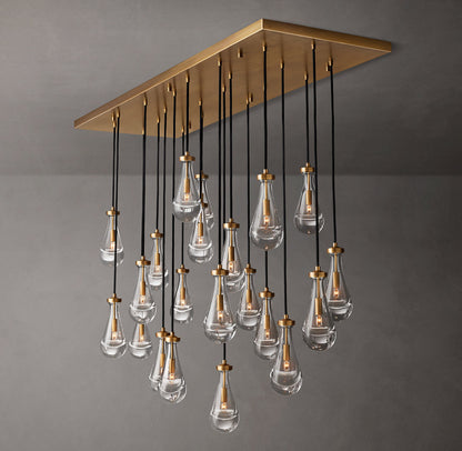 Rain Rectangular Chandelier 72"
