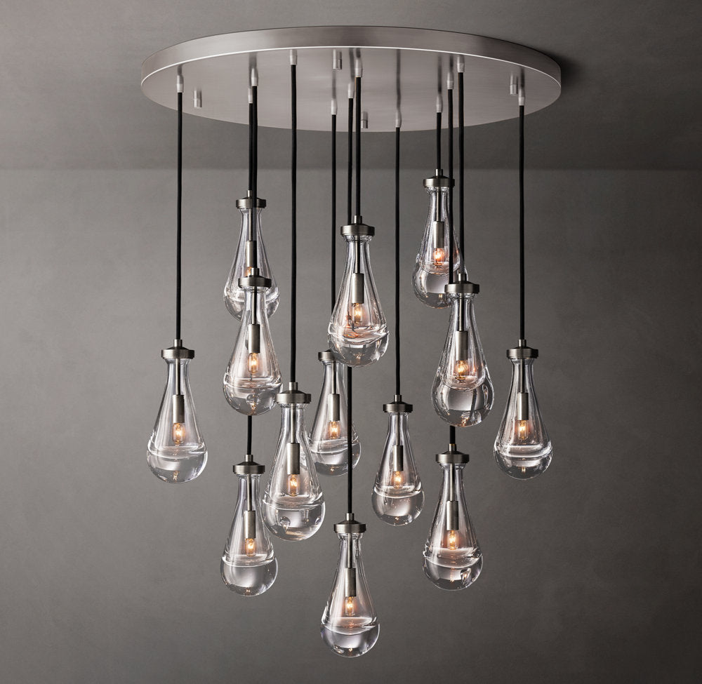 Rain Round Chandelier 36"