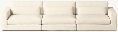 Lugano Slipcovered Modular 3-Piece Sofa