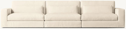 Lugano Slipcovered Modular 3-Piece Sofa